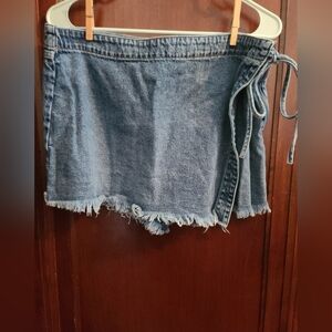 Rewash Denim Skort- Size 11